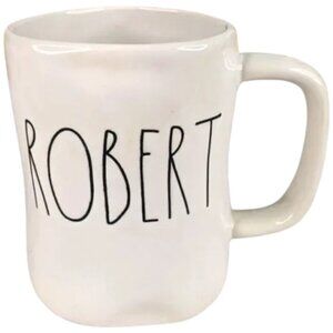 Rae Dunn Robert Mug Collectible Stoneware Pottery Dishwasher & Microwave Safe